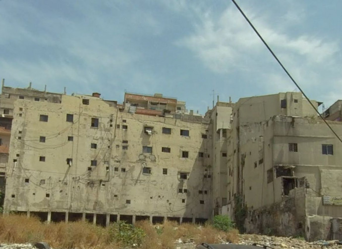 Palazzi danneggiati a Tripoli