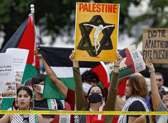 Protesta negli Usa contro Israele Protesta negli Usa contro Israele