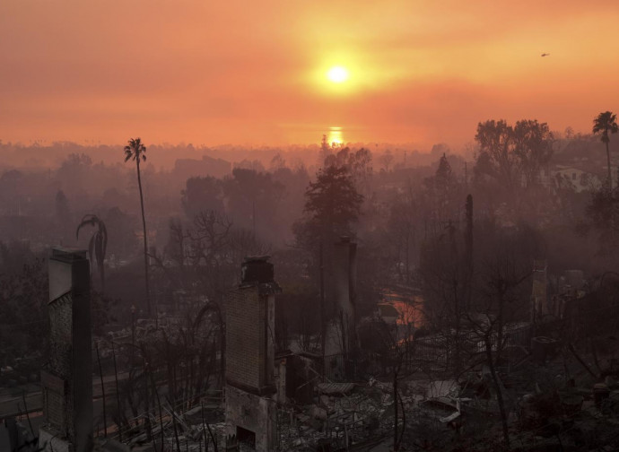 Devastazione di Palisades, Los Angeles (La Presse) Devastazione di Palisades, Los Angeles (La Presse)