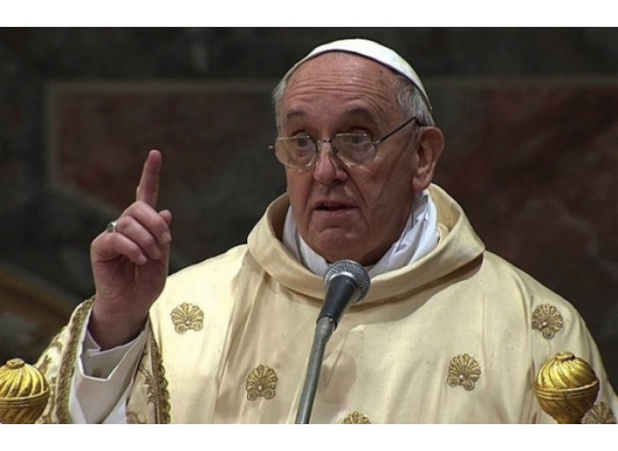 Papa Francesco alla Curia di Roma