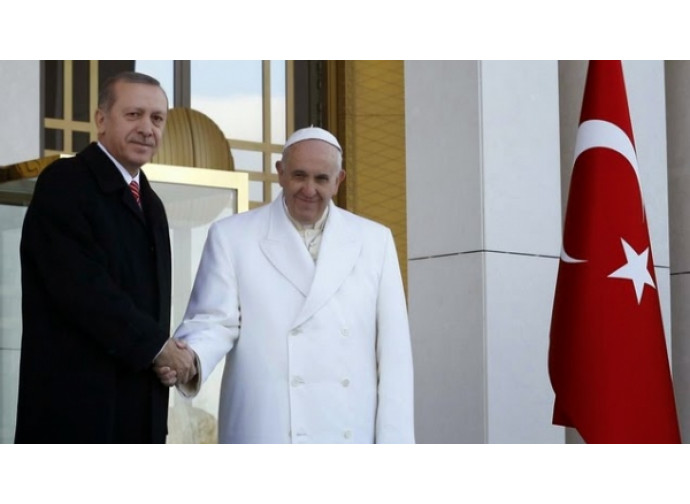 Recep Tayyip Erdogan e Papa Francesco Recep Tayyip Erdogan e Papa Francesco