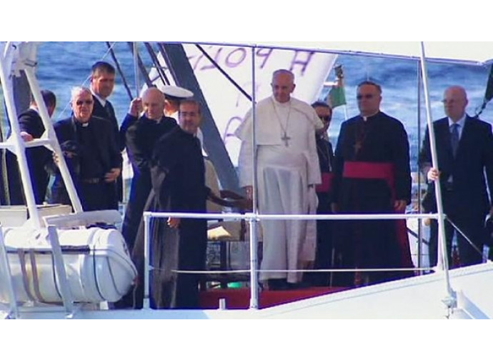 Papa Francesco a Lampedusa Papa Francesco a Lampedusa