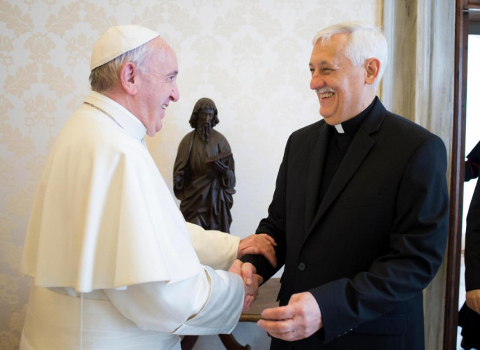 Papa Francesco e mons. Sosa