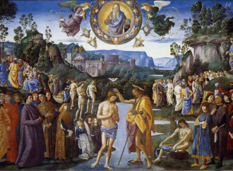 Perugino: il Battesimo di Cristo vocazione per l’uomo