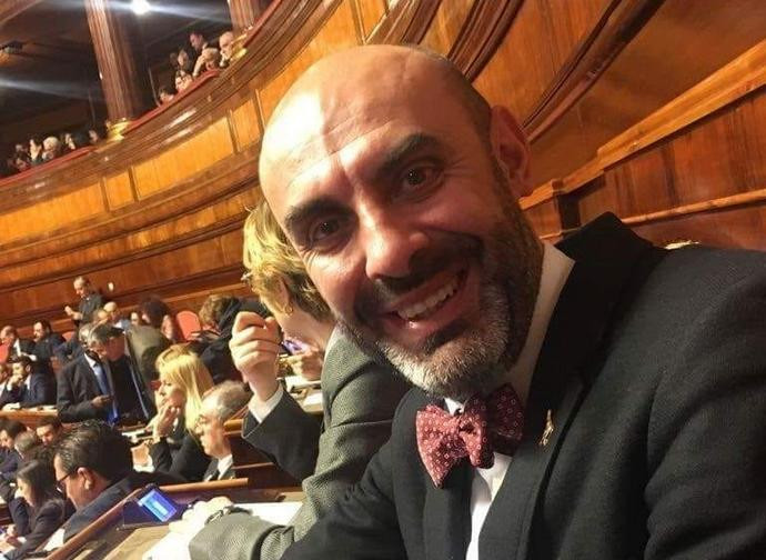 Il senatore Simone Pillon Il senatore Simone Pillon