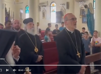 Pizzaballa a Gaza con gli aiuti: «Fermate questa guerra insensata»