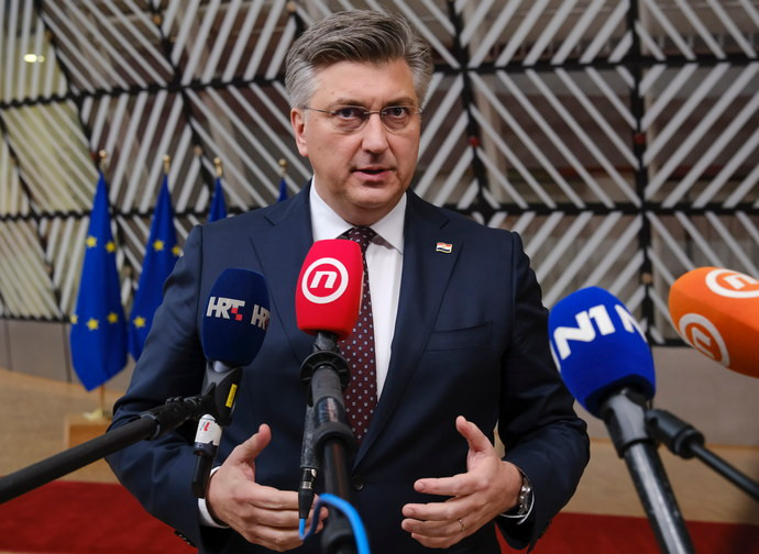 Il primo ministro croato Plenkovic