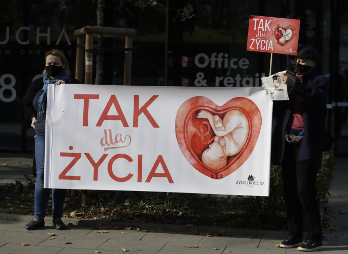 Attivisti pro-life a Varsavia