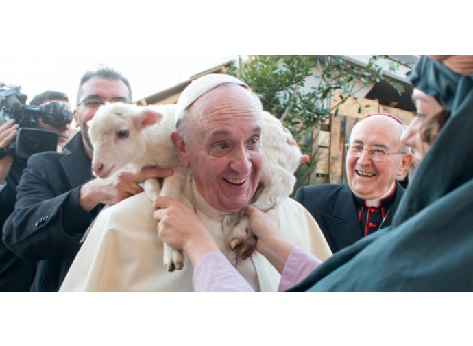 Il papa e l'agnello Il papa e l'agnello