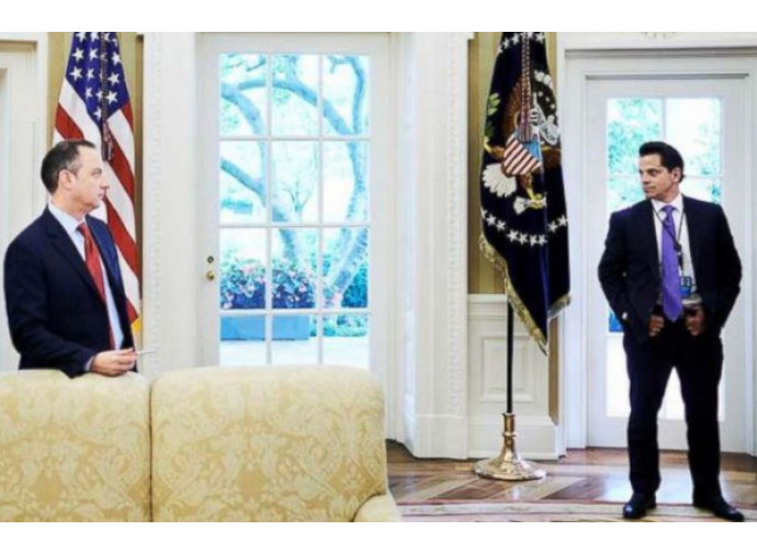 Priebus contro Scaramucci Priebus contro Scaramucci