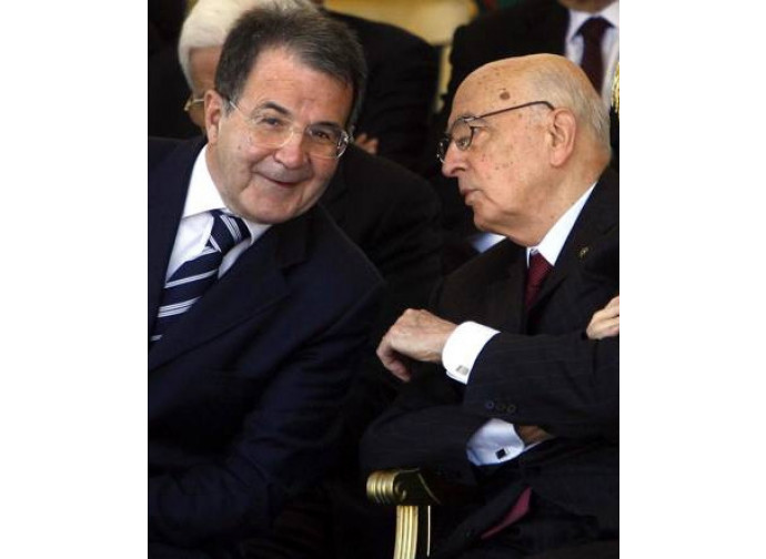 Romano Prodi e Giorgio Napolitano Romano Prodi e Giorgio Napolitano