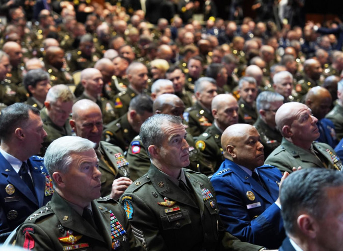 Il vertice militare Usa a Quantico (La Presse) Il vertice militare Usa a Quantico (La Presse)
