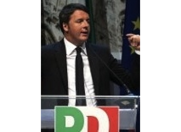 Il segretario del Pd Matteo Renzi