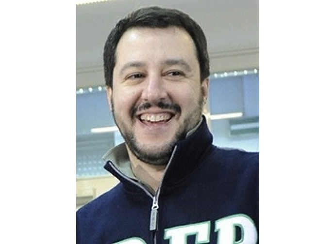 Il leader della Lega Matteo Salvini