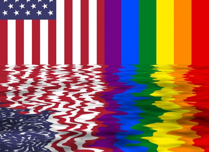 Stars&Stripes vs. Rainbow Flag