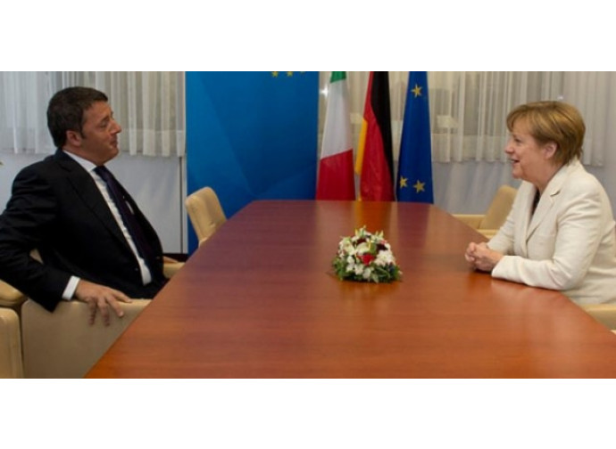 Matteo Renzi, Angela Merkel Matteo Renzi, Angela Merkel
