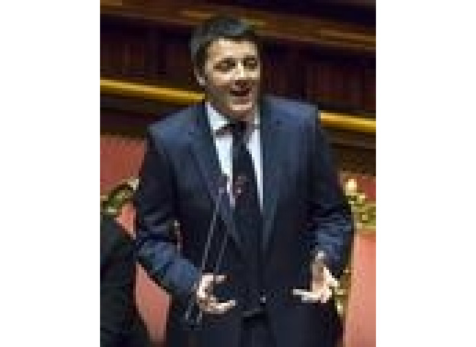 Matteo Renzi al Senato Matteo Renzi al Senato