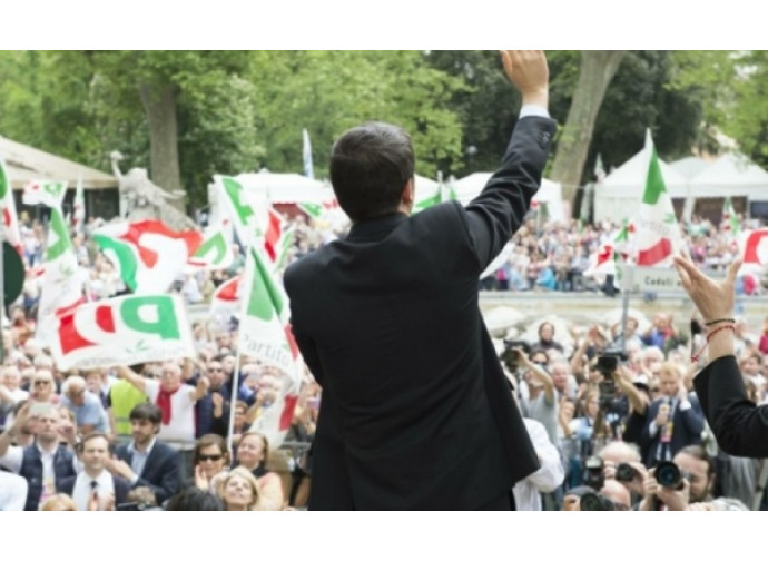 Matteo Renzi alla Festa dell'Unità