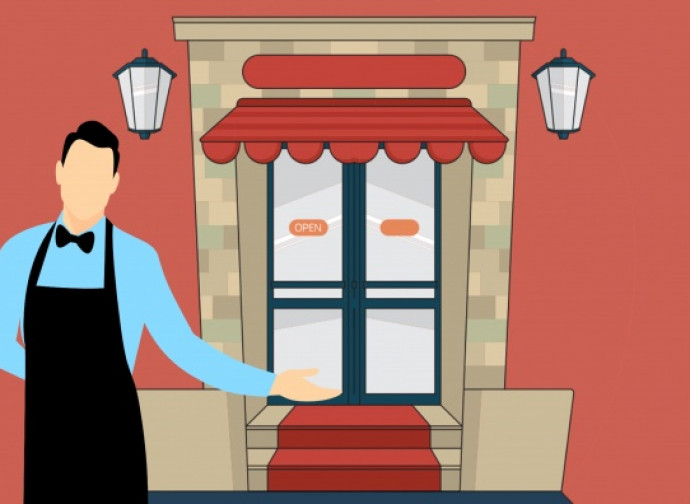 Cameriere, tipico esempio di servizio economico Cameriere, tipico esempio di servizio economico