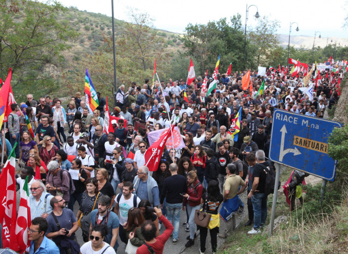 Manifestazione pro-sindaco di Riace Manifestazione pro-sindaco di Riace