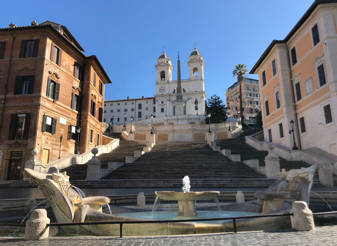 Roma deserta causa coronavirus