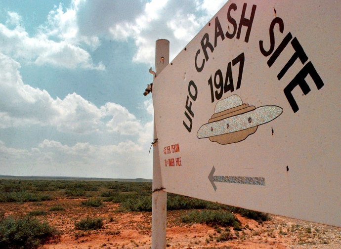 Il presunto punto di atterraggio UFO di Roswell, Usa (AP)