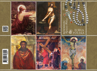 Un mix di arte e fede nei francobolli sui misteri del Rosario