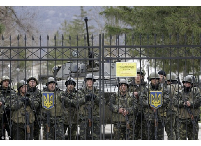 Truppe russe in Crimea Truppe russe in Crimea