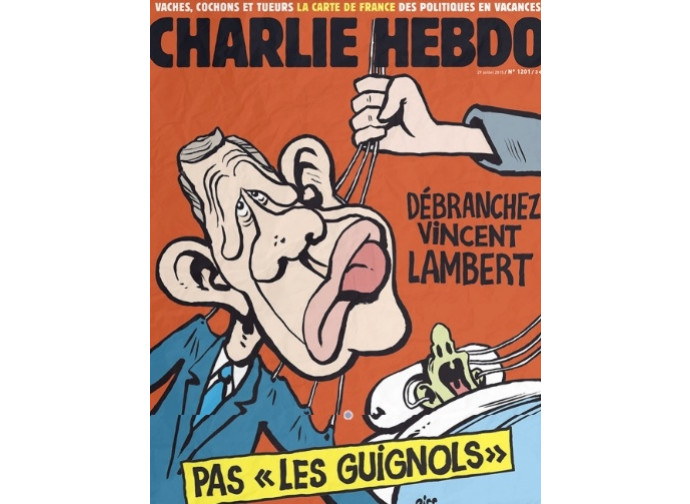 La copertina dell'ultimo numero di Charlie Hebdo La copertina dell'ultimo numero di Charlie Hebdo