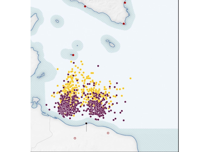 Mappa dei salvataggi del NYT