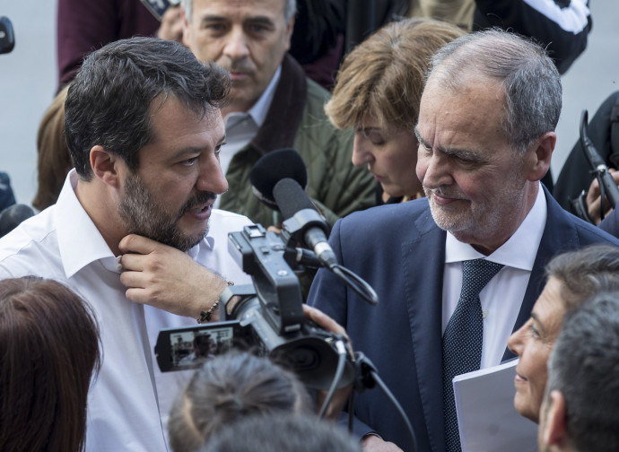 Salvini e Calderoli Salvini e Calderoli