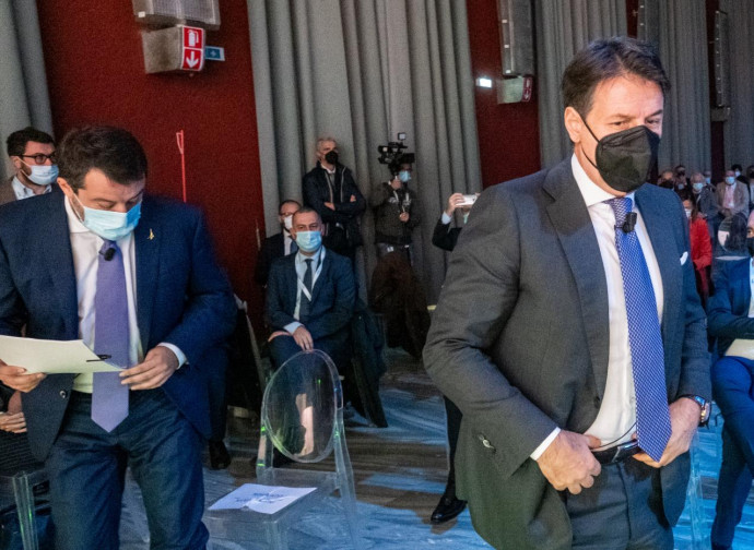 Matteo Salvini e Giuseppe Conte