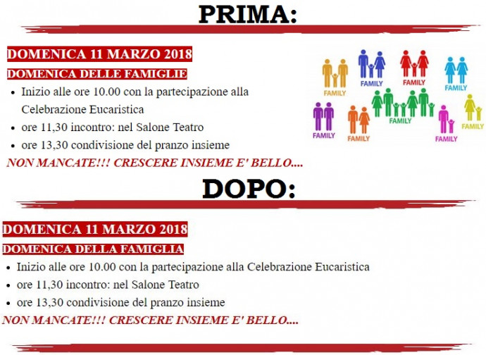 Manifesto PRIMA E DOPO