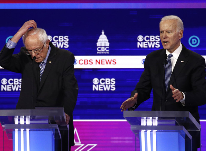 Bernie Sanders e Joe Biden