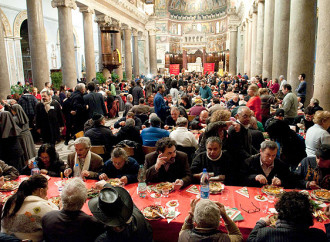 Pranzo in Basilica, si chiama profanazione