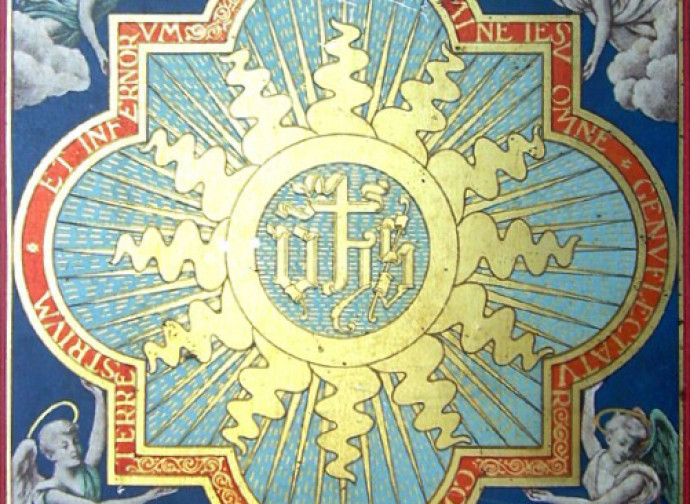 Santissimo Nome di Gesù, tavola di S. Bernardino da Siena Santissimo Nome di Gesù, tavola di S. Bernardino da Siena