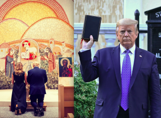 Trump difende le chiese e prega. I vescovi lo attaccano