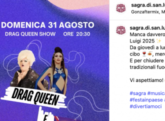 Carpi, ci risiamo: drag queen alla sagra parrocchiale