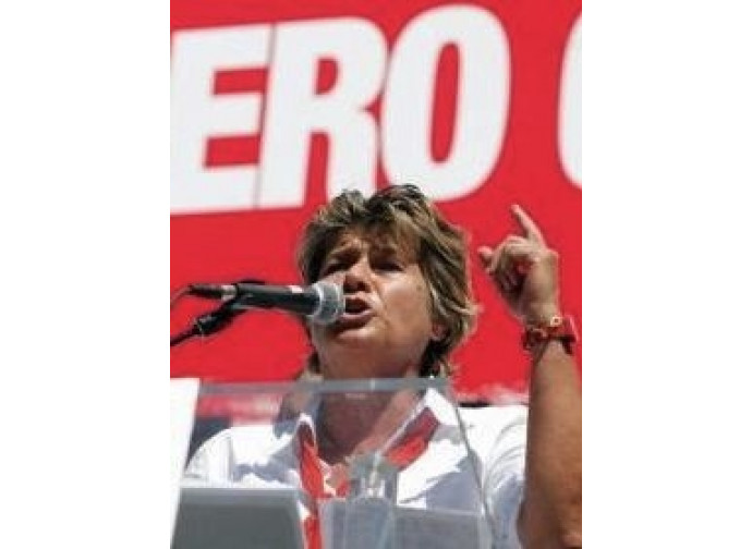 Susanna Camusso, segretario della Cgil Susanna Camusso, segretario della Cgil