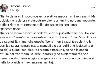 Benedizioni gay: c'è un prete paolino che dimentica San Paolo