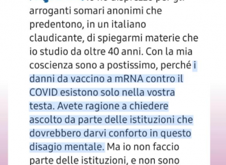 Burioni insulta i danneggiati da vaccino: "Malati mentali"