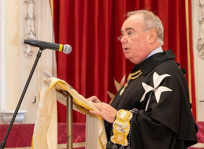 Il nuovo luogotenente di Gran Maestro, fra' John Dunlap Il nuovo luogotenente di Gran Maestro, fra' John Dunlap