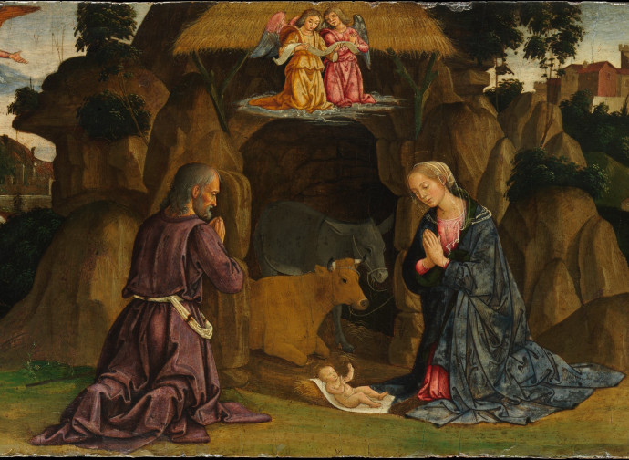 Wikimedia Commons - Public Domain Dedication (The Nativity – painting by Antoniazzo Romano)