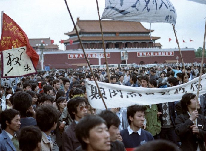 La protesta di piazza Tienanmen nel 1989 La protesta di piazza Tienanmen nel 1989