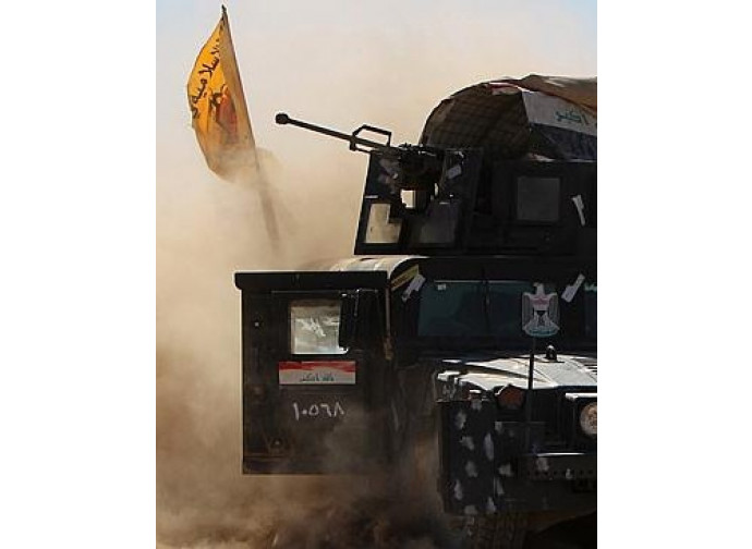 Milizie sciite a Tikrit