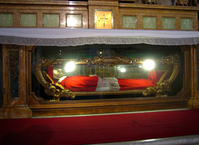 Tomba di san Roberto_chiesa di sant'Ignazio di Loyola, Roma Tomba di san Roberto_chiesa di sant'Ignazio di Loyola, Roma