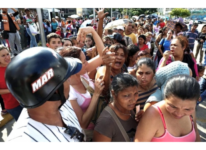 Manifestazione di protesta contro il governo venezuelano
