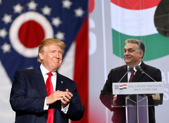 Trump e Orban Trump e Orban