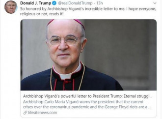 Trump e Viganò: un dialogo che legge la cronaca in chiave biblica