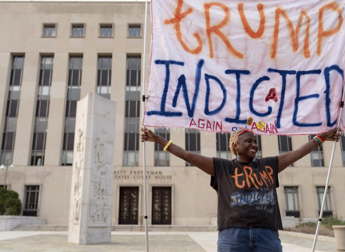 Manifestazione pro incriminazione di Trump